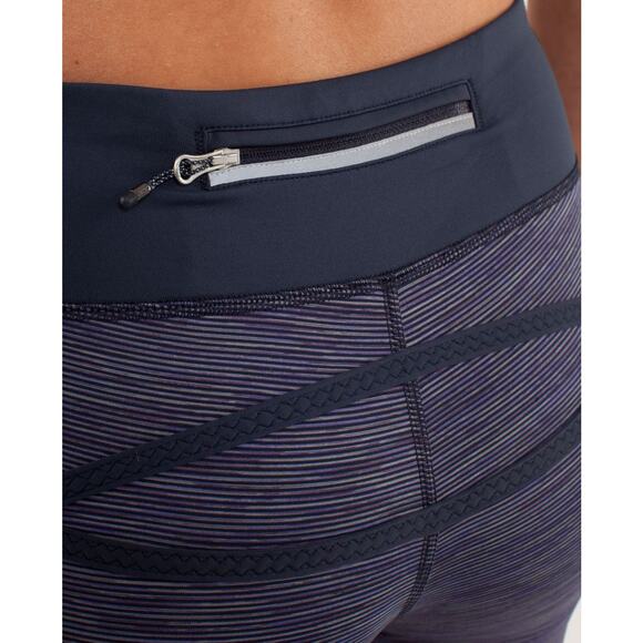 Lululemon Run Pace Crop Leggings Women's Size 6 Wee are from Space Deep Indigo S - Picture 5 of 12